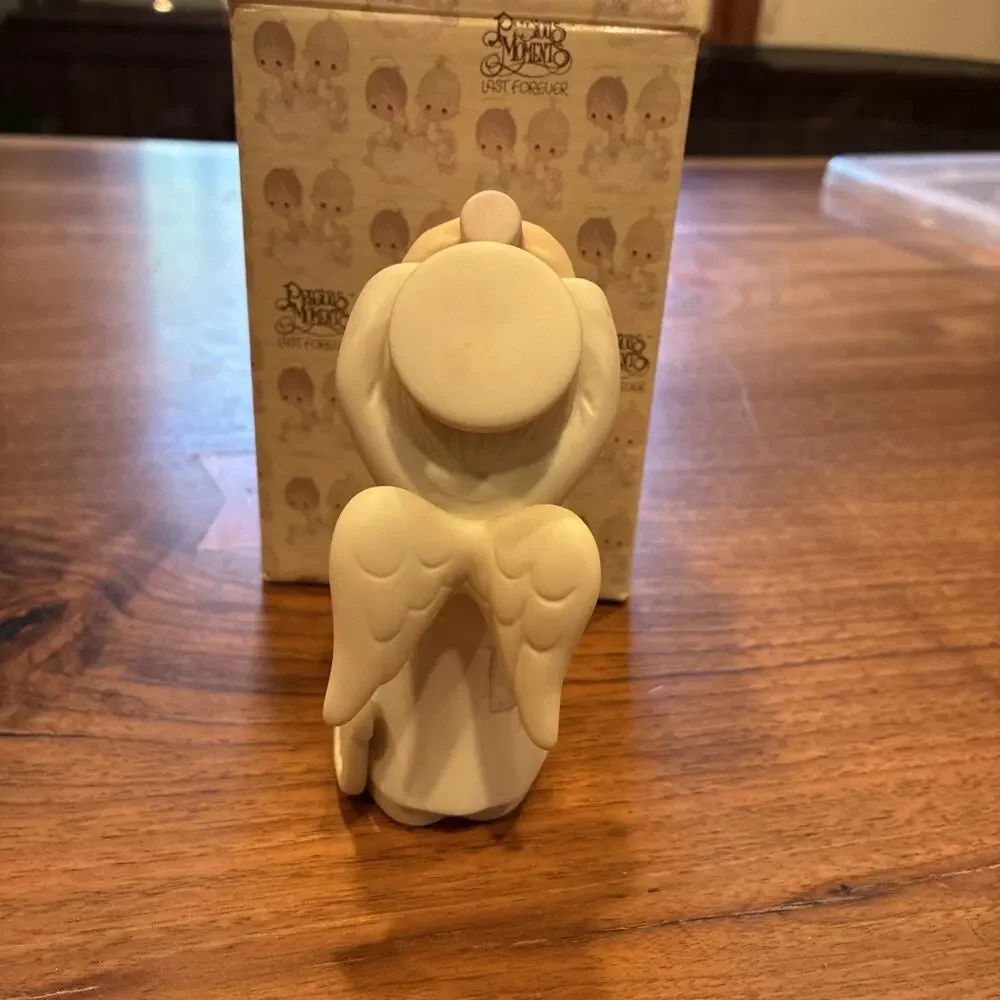 Precious Moments Nativity The Heavenly Light Vtg 1981 w/ Box #E-5637 EXCELLENT!!